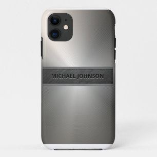 Case-Mate iPhone Case Acier inoxydable métal moderne