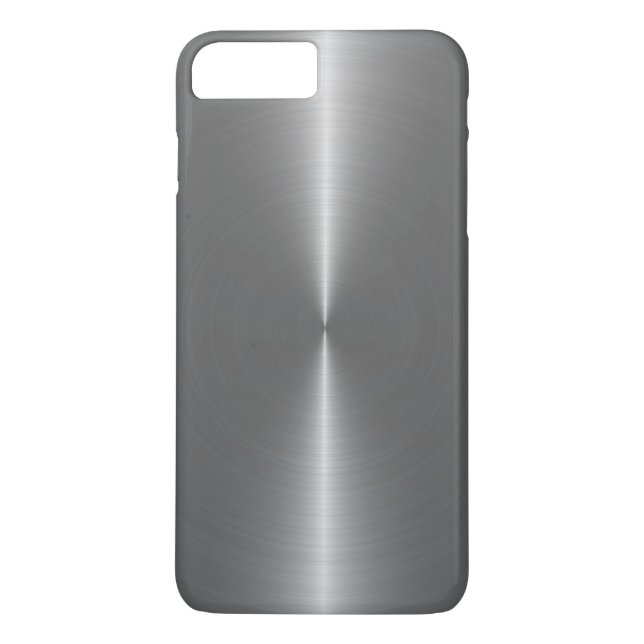 Coques Case-Mate iPhone Acier inoxydable métallique gris-argent (Dos)
