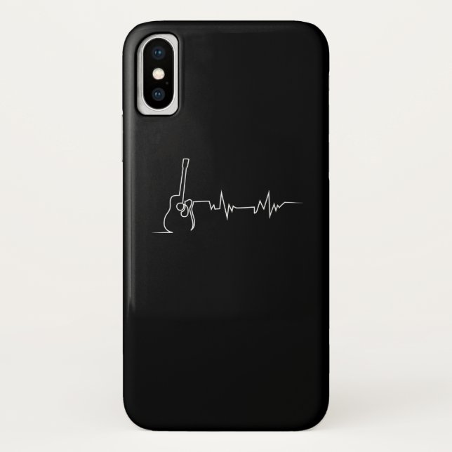 Coques Case-Mate iPhone Acoustic Guitar Heartbeat (Dos)
