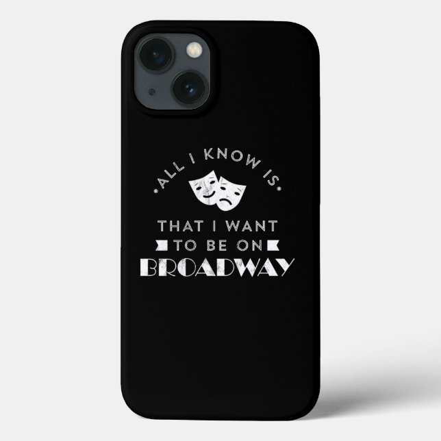 Coques Case-Mate iPhone Actrice Broadway acteur théâtre amusant  (Verso)