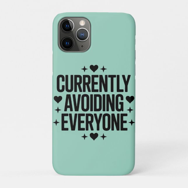 Coques Case-Mate iPhone Actuellement d'évitant tout le monde Conception (Dos)