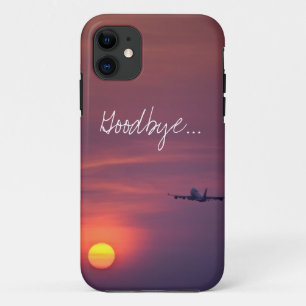 Coque Case-Mate Pour iPhone Adieu couché de soleil avion wanderlust voyageur 