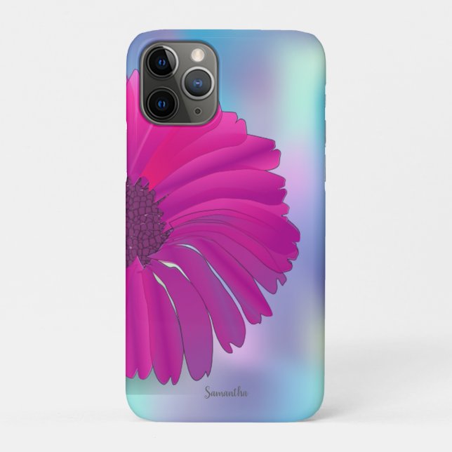 Coques Case-Mate iPhone Adorable Fleur Holographique, Fleur Haisy (Dos)