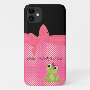 Case-Mate iPhone Case Adorable Grenouille Mignonne sur Points-Hello Magn