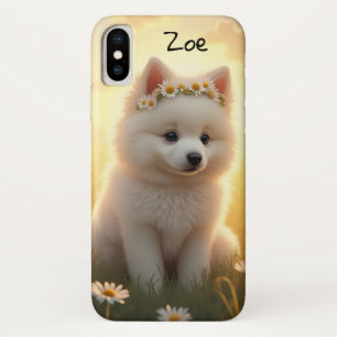 Case-Mate iPhone Case adorable petit chiot Spitz blanc