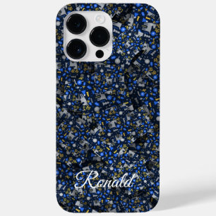 Coque Pour Pour iPhone 14 Pro Max Adorables Noël [3D] Style scandinave Bleu