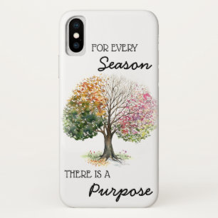 Case-Mate iPhone Case affaire de l'iPhone X arbre de 4 saisons avec la
