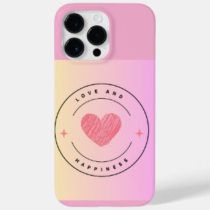 Coque Pour Pour iPhone 14 Pro Max Affaire téléphonique Amour & Bonheur