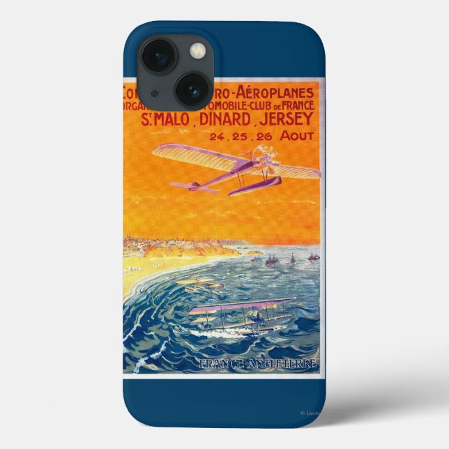 Coques Case-Mate iPhone Affichage des plans flottants dans l'air et l'eau (Verso)