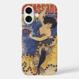 Coques iPhone 16 Affiche ancienne Art nouveau danseuse française