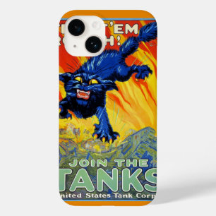 Coque Pour iPhone 14 Affiche de recrutement militaire vintage avec un c