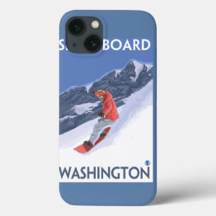 iPhone 13 Coque Affiche de Vintage voyage de