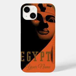 Coques Pour iPhone Affiche de voyage vintage avec Sphinx, Égypte, Afr
