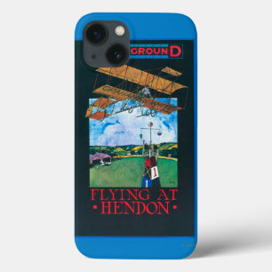iPhone 13 Coque Affiche finie Grahame-Blanche et plate d'aérodrome