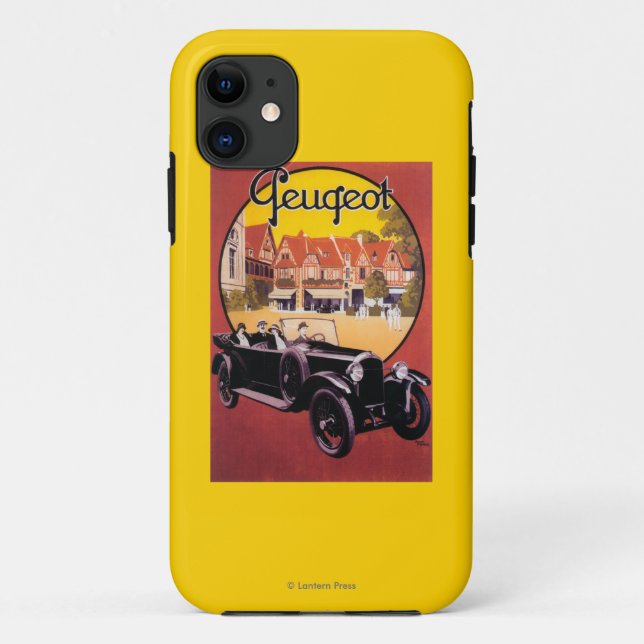 Coques Case-Mate iPhone Affiche promotionnelle Peugeot Automobile (Dos)