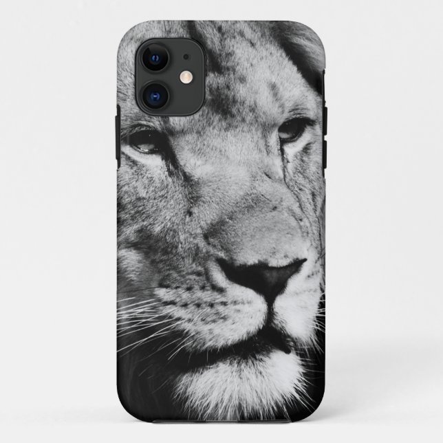Coques Case-Mate iPhone africaine lion mâle closeup macro (Dos)