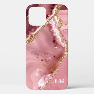 Case-Mate iPhone Case Agate d'or Rose moderne