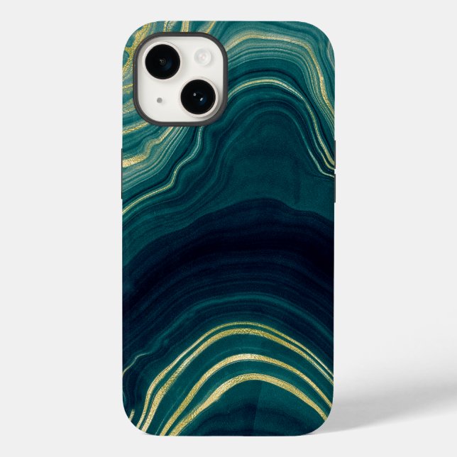 Coques Case-Mate iPhone agate verte (Verso)