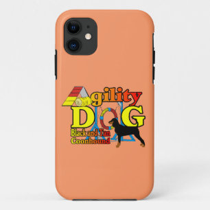 Coques Pour iPhone Agilité du revêtement noir et bronzé