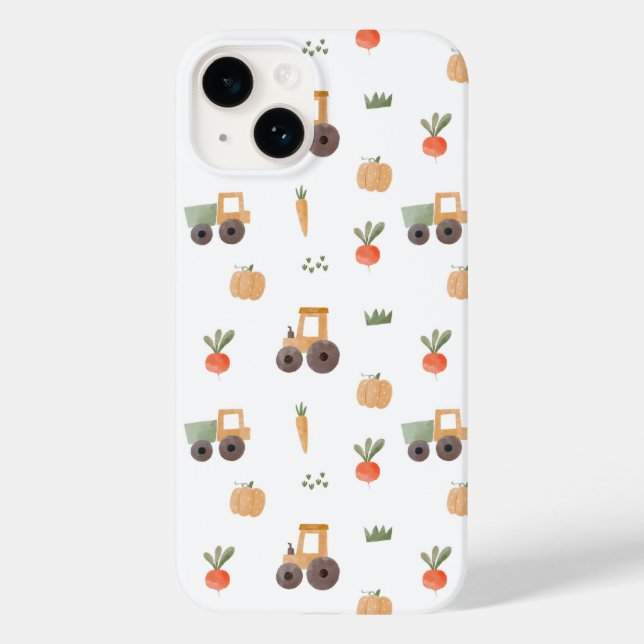 Coques Case-Mate iPhone Agritourisme jardin aquarelle Motif amusant (Verso)
