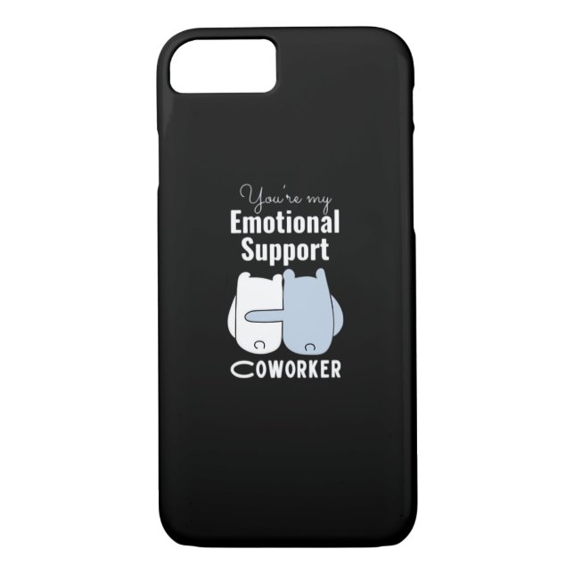 Coques Case-Mate iPhone Aide émotionnelle Coworker Drôle Citation (Dos)