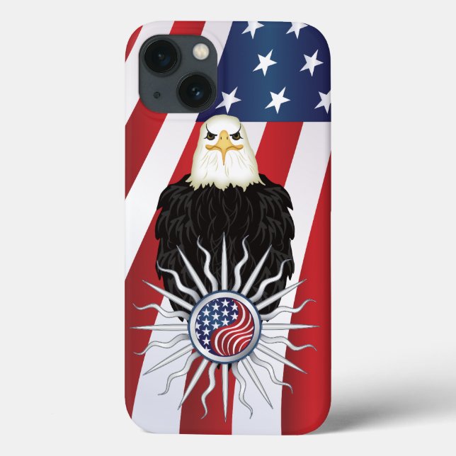 Coques Case-Mate iPhone aigle américain (Verso)