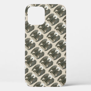 Coque iPhone 12 Aigle Art Nouveau Vintage, Oiseaux de Proie