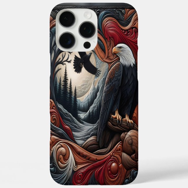Coques Case-Mate iPhone Aigle dans la nature Design forestier (Verso)