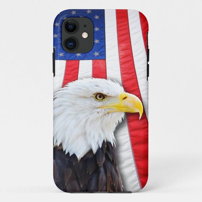 Coques Case-Mate iPhone Aigle et drapeau (Dos)
