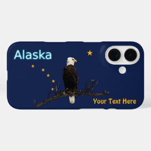 Coques iPhone 16 Aigle Et Drapeau De L'Alaska