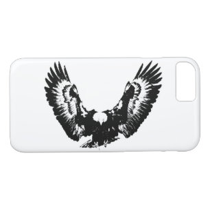 Etui iPhone Case-Mate Aigle noir et blanc