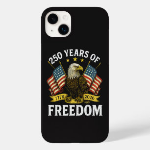 Coque Pour iPhone 14 Plus Aigle royal 250 ans de liberté 1776 2026