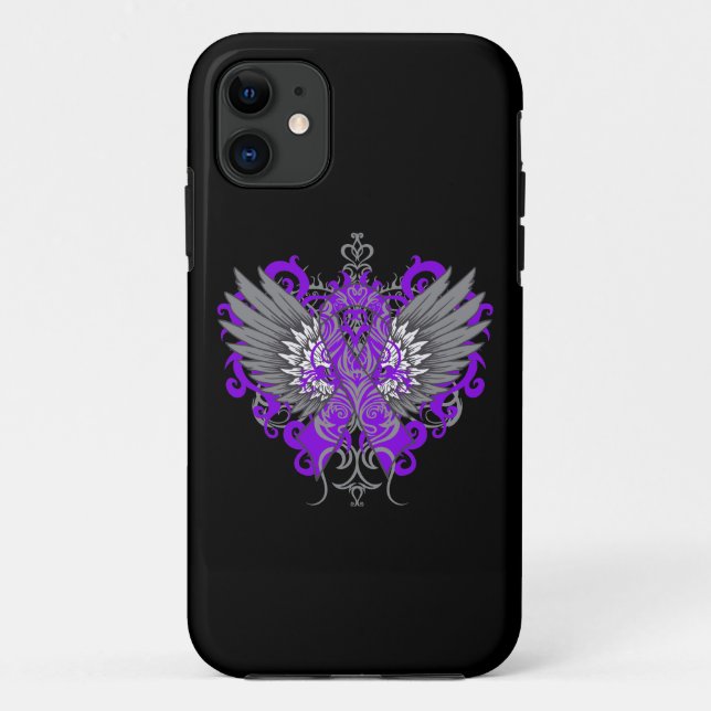 Coques Case-Mate iPhone Ailes Cool de la fibrose kystique (Dos)