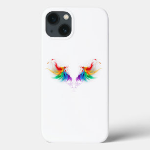 Case-Mate iPhone Case Ailes fluffy arc-en-ciel