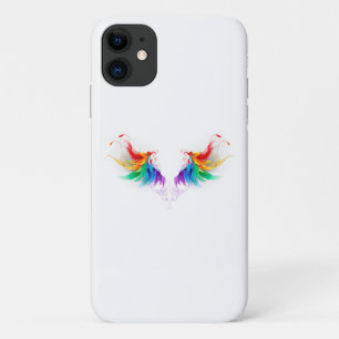 Case-Mate iPhone Case Ailes fluffy arc-en-ciel