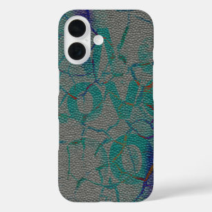 Coques iPhone 16 Aimer le texte Abstrait