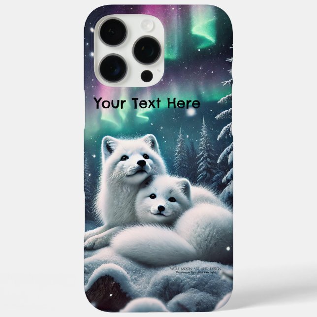 Coques Case-Mate iPhone Aimer Les Renards De L'Arctique Lumières Du Nord F (Verso)