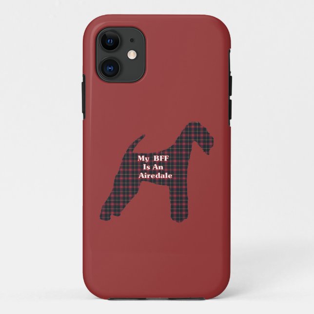 Coques Case-Mate iPhone Airedale Terrier BFF (Dos)