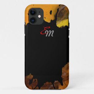 Coques Pour iPhone ajouter des initiales art abstrait