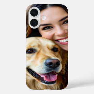 Coques iPhone 16 Ajouter une photo de Retriever doré Personnaliser