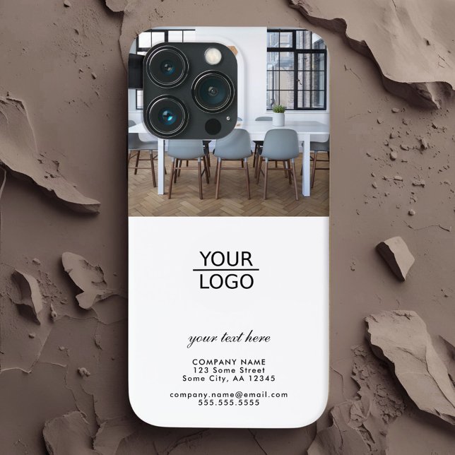 Coques Case-Mate iPhone Ajouter votre logo personnalisé Texte de société p (Créateur téléchargé)