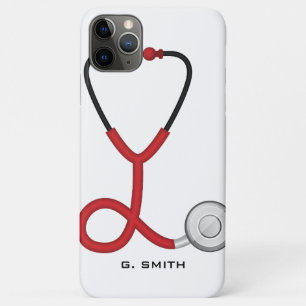 Case-Mate iPhone Case Ajouter votre nom Médecins Infirmières Stéthos