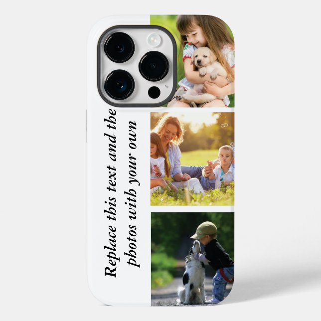 Coques Case-Mate iPhone Ajouter votre propre texte et photos (Verso)