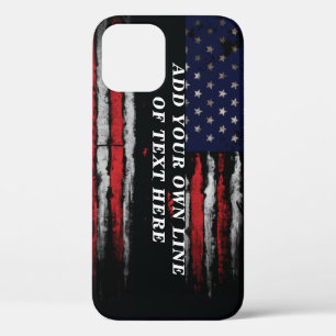 Case-Mate iPhone Case Ajouter votre propre texte sur grunge American fla
