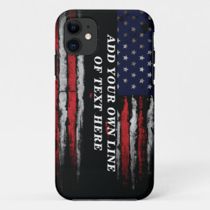 Case-Mate iPhone Case Ajouter votre propre texte sur grunge American fla