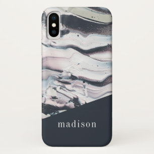 Coques Pour iPhone Ajoutez votre culture de marbrure nommée de V