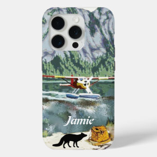 Coque iPhone 15 Pro Alaska Bush Avion Et Pêche Voyage