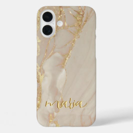 Coques iPhone 16 Plus Alcohol Ink Chic Monogrammed Case- Mate iPhone