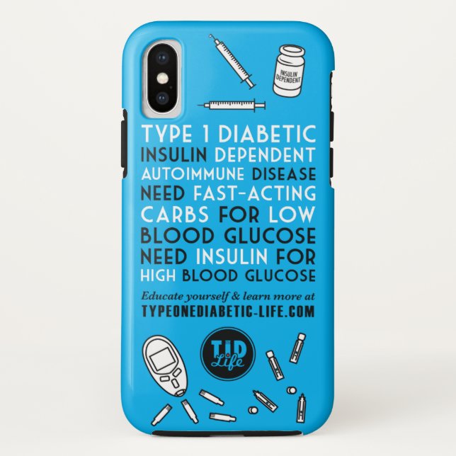 Coques Case-Mate iPhone Alerte T1d (Dos)