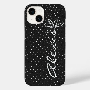Coque Pour iPhone 14 Alexis Nom et doodle Daisy